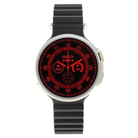 Ultra Evo Smart Watch 1.51" Wide Touch Screen - Black Strap